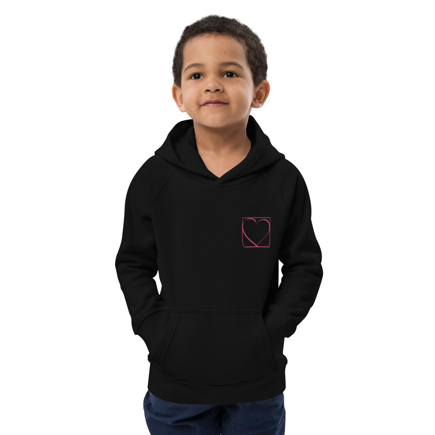 Hoodie - Schutz (vorne; organic, Kinder)