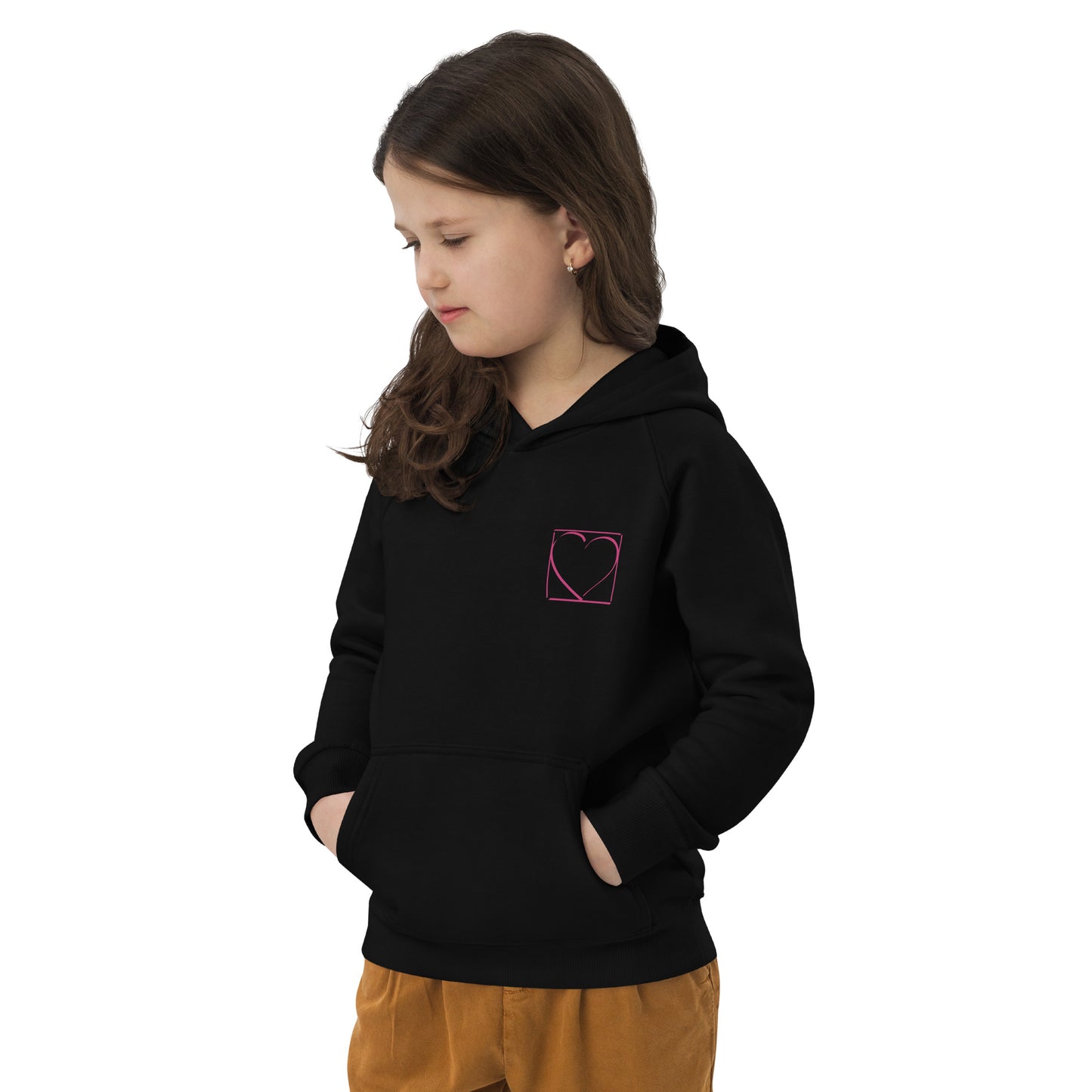 Hoodie - Schutz (vorne; organic, Kinder)