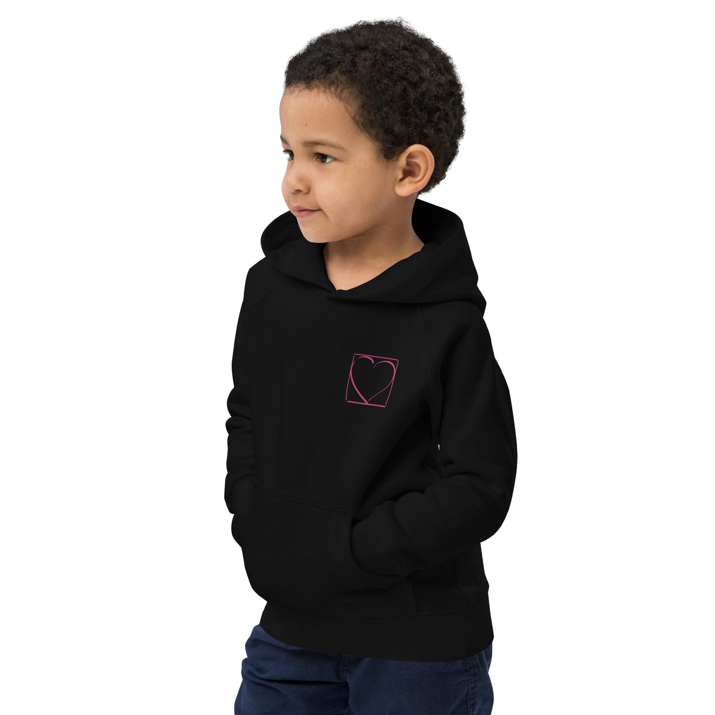 Hoodie - Schutz (vorne; organic, Kinder)