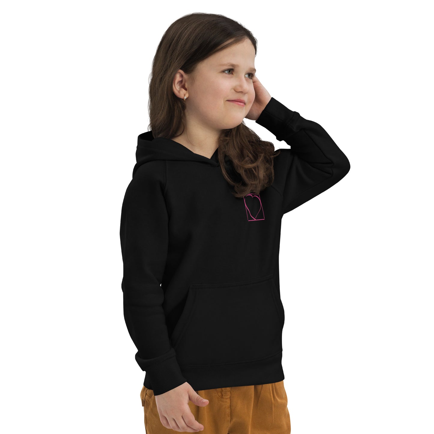 Hoodie - Schutz (vorne; organic, Kinder)