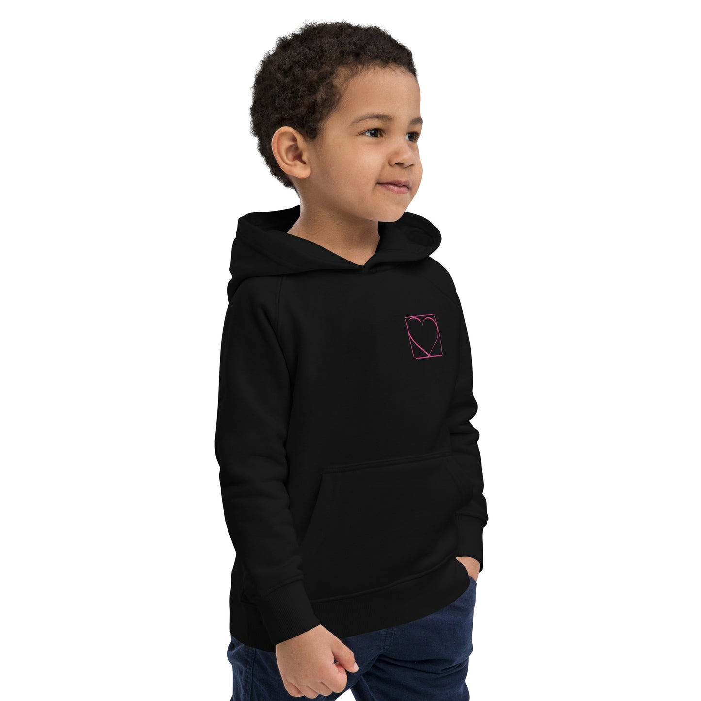 Hoodie - Schutz (vorne; organic, Kinder)