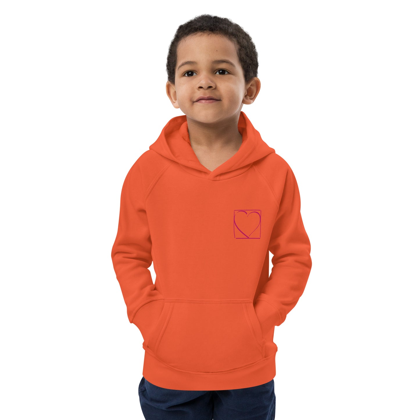 Hoodie - Schutz (vorne; organic, Kinder)