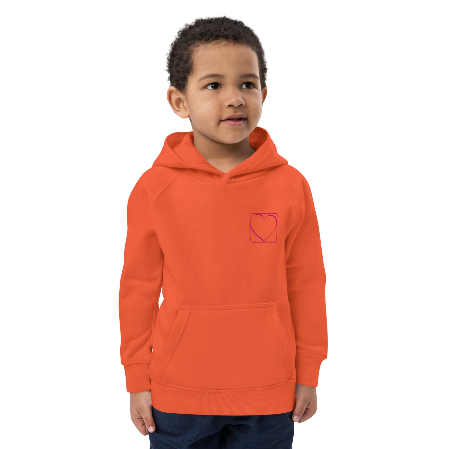 Hoodie - Schutz (vorne; organic, Kinder)