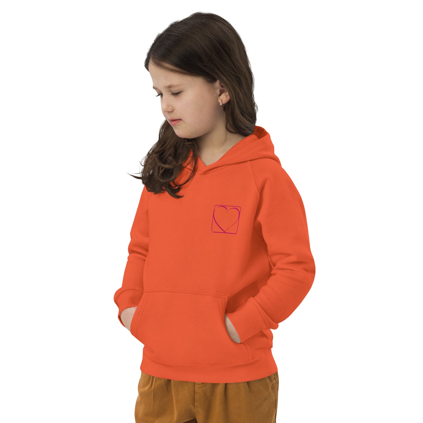 Hoodie - Schutz (vorne; organic, Kinder)