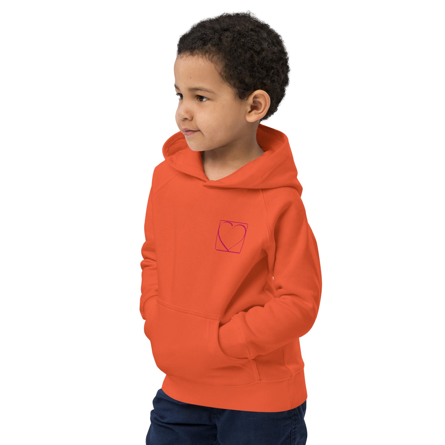 Hoodie - Schutz (vorne; organic, Kinder)