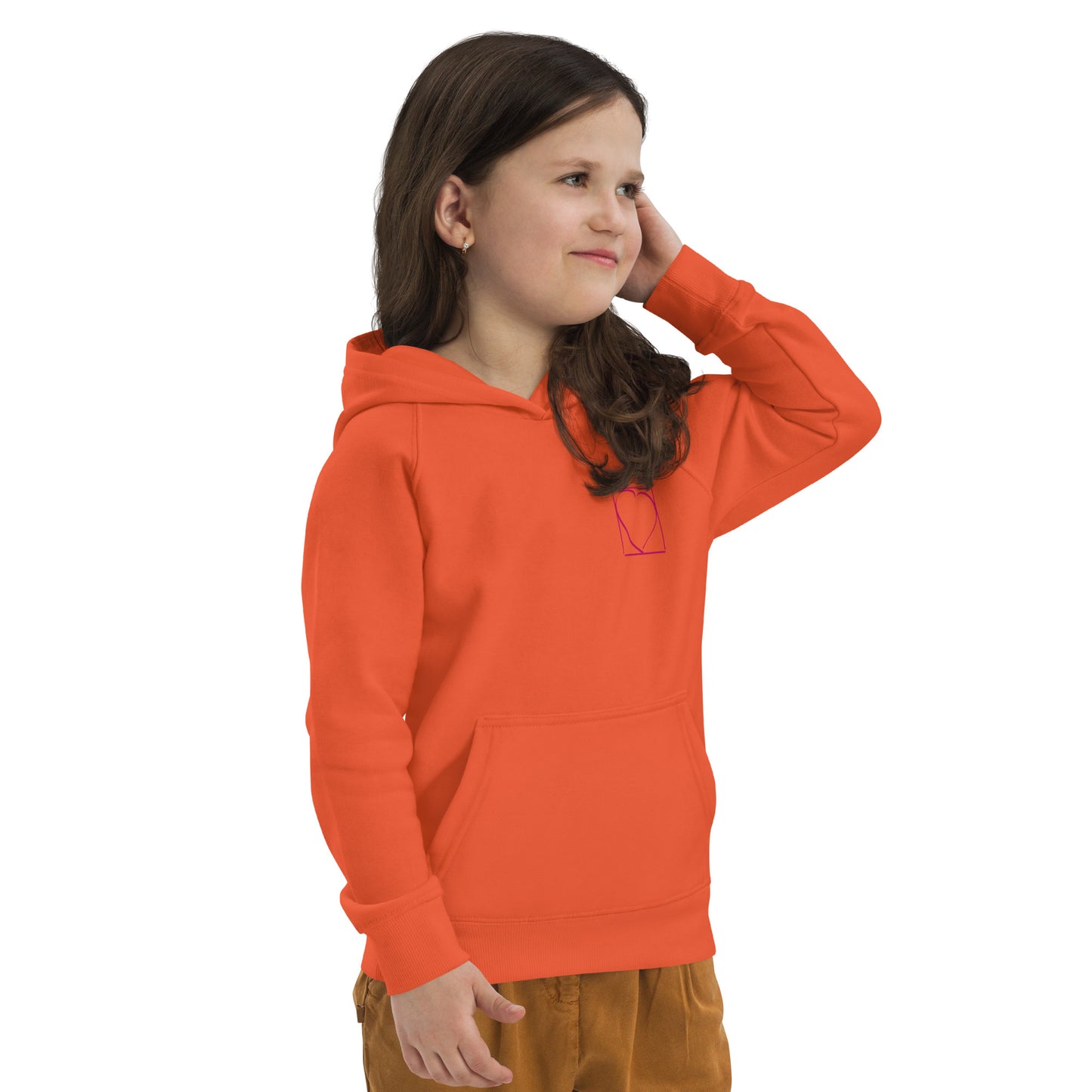 Hoodie - Schutz (vorne; organic, Kinder)