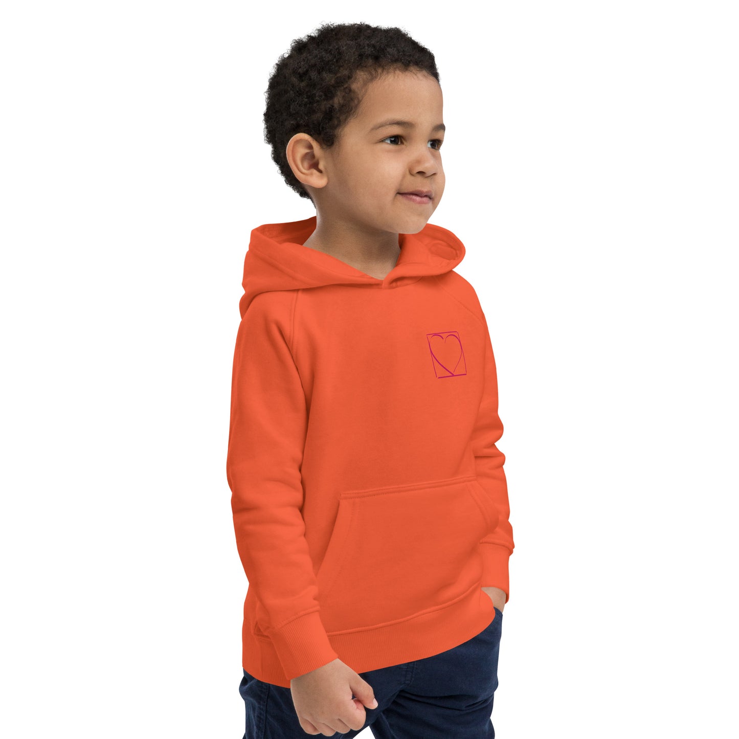 Hoodie - Schutz (vorne; organic, Kinder)