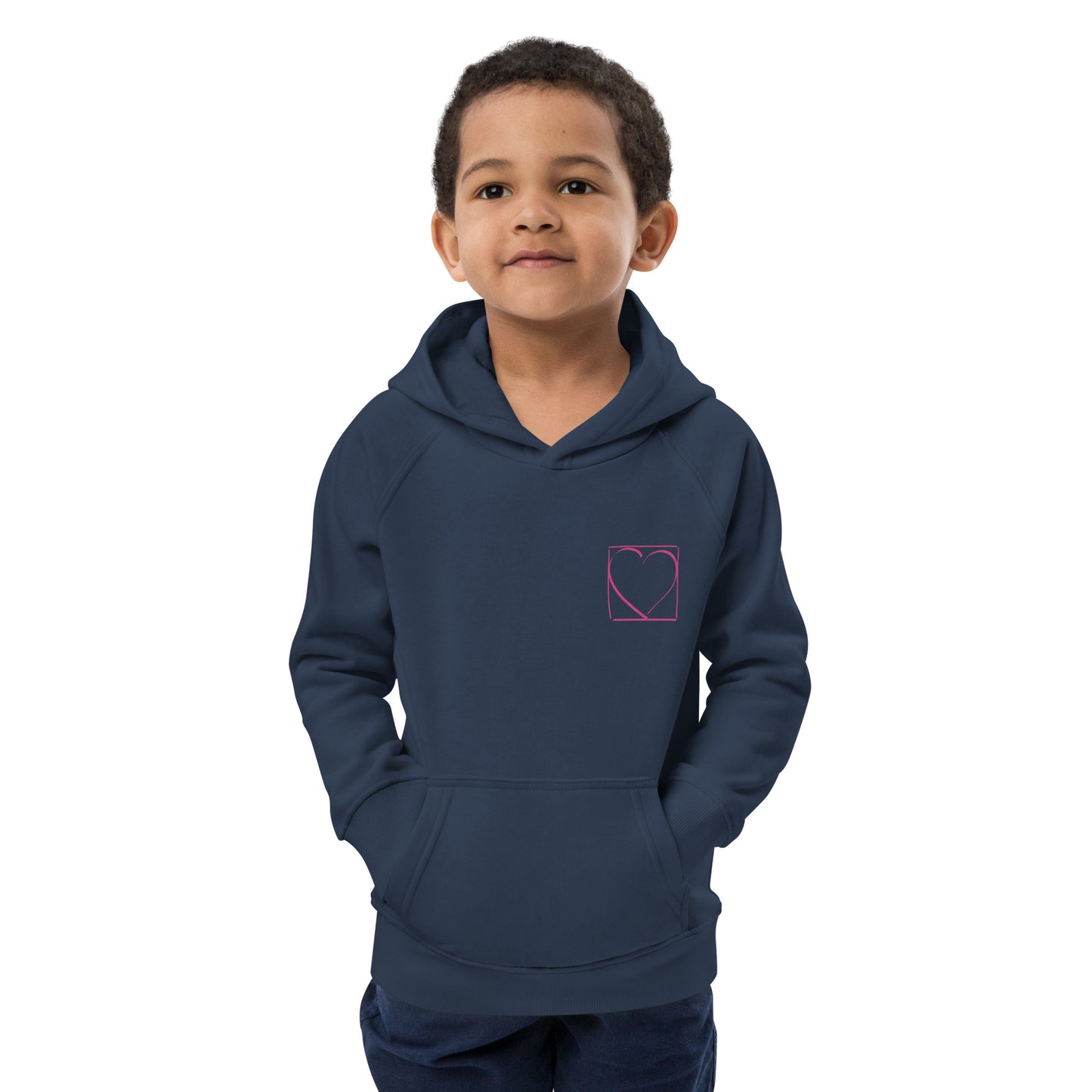 Hoodie - Schutz (vorne; organic, Kinder)