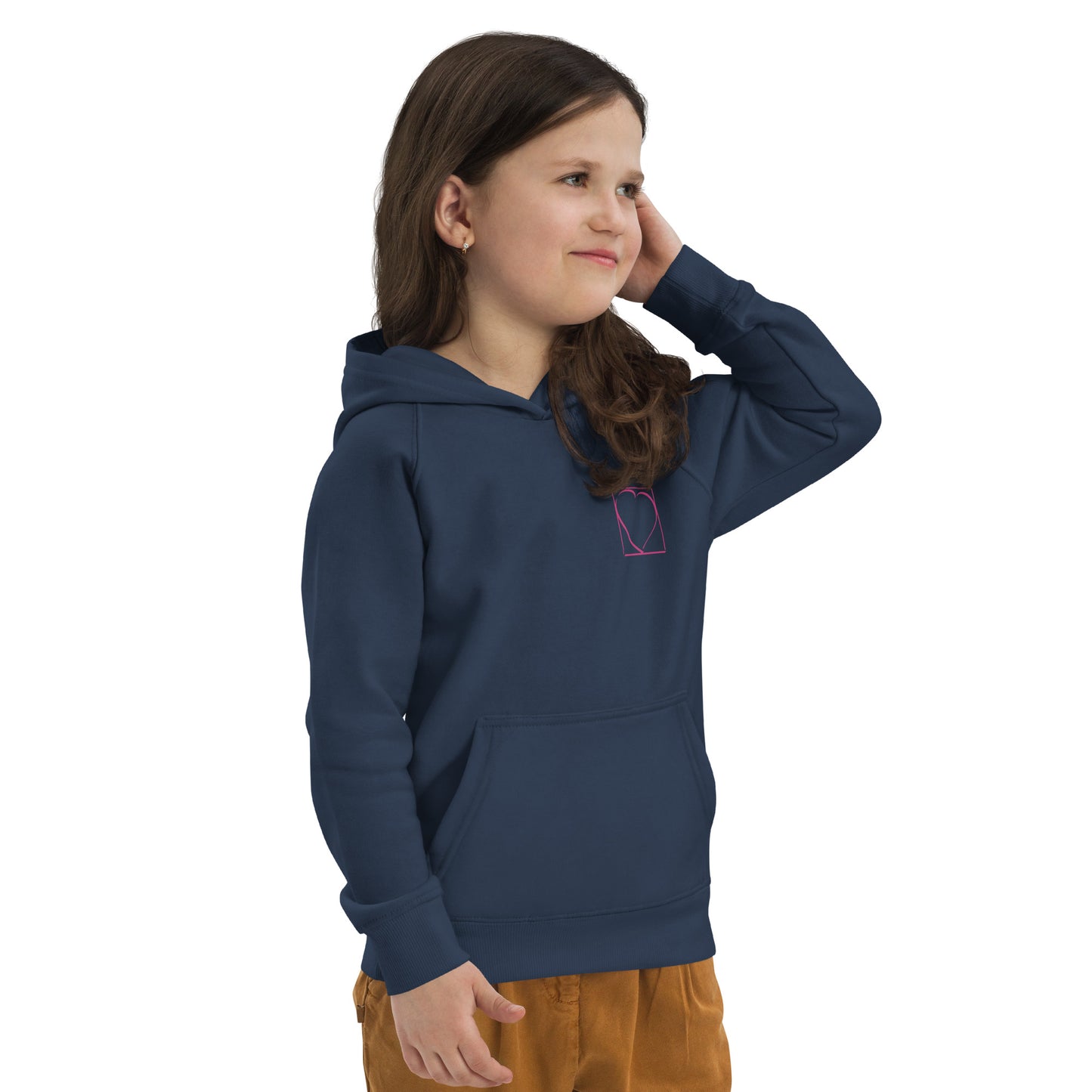 Hoodie - Schutz (vorne; organic, Kinder)